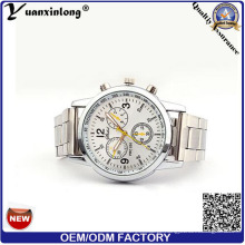 Yxl-664 Negócios Cronógrafo Design Relógios, aço inoxidável Dise Relógios de pulso Homens Relógio de luxo
